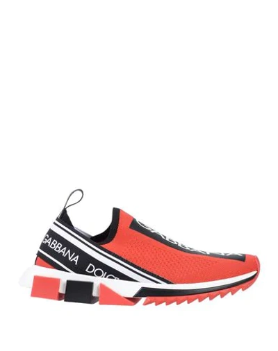 Dolce & Gabbana Sneakers In Red