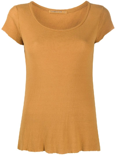 Transit Scoop-neck T-shirt In Yellow