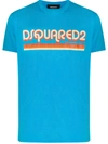 DSQUARED2 RETRO LOGO PRINT T-SHIRT