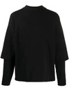 ALCHEMY LAYERED LONG-SLEEVE TOP