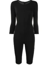 ALCHEMY LONG-SLEEVE FITTED JUMPSUIT