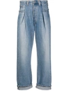 RE/DONE 40S ZOOT WIDE-LEG JEANS
