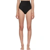 AGENT PROVOCATEUR BLACK HIGH-WAISTED DION SCULPTING THONG