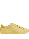 Gucci Women's Ace Sneaker With Interlocking G In Yellow