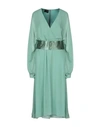 Atos Lombardini Midi Dress In Light Green