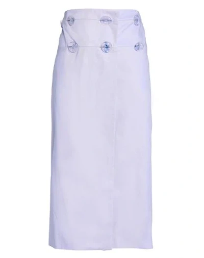 Christopher Esber Midi Skirts In Lilac