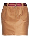 Patrizia Pepe Mini Skirts In Beige