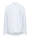 Intropia Solid Color Shirts & Blouses In White