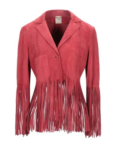Andrea D'amico Sartorial Jacket In Red