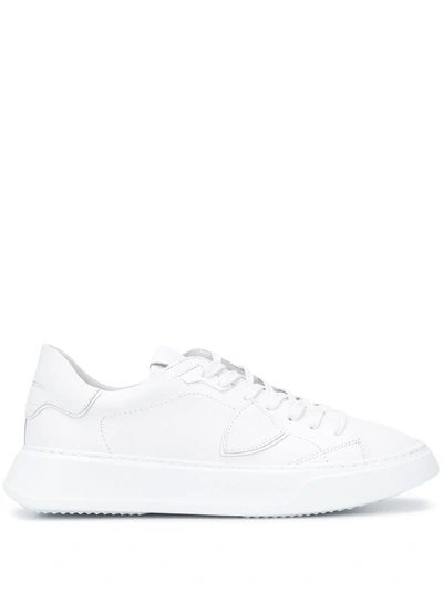 PHILIPPE MODEL TEMPLE VEAU LOW-TOP SNEAKERS