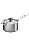 LE CREUSET 4-QUART STAINLESS STEEL SAUCEPAN,SSP1100-20