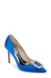 Badgley Mischka Women's Cher In Electric Blue Satin