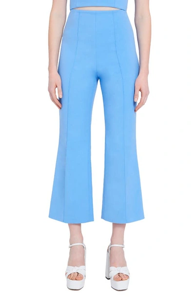 Alice And Olivia Lorinda Clean Super High-waist Ankle Pants In Paradise