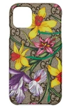 GUCCI OPHIDIA FLORAL GG SUPREME IPHONE 11 CASE,631702HVE00