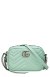 GUCCI MINI GG 2.0 MATELASSE LEATHER CAMERA BAG,634936DTD1P