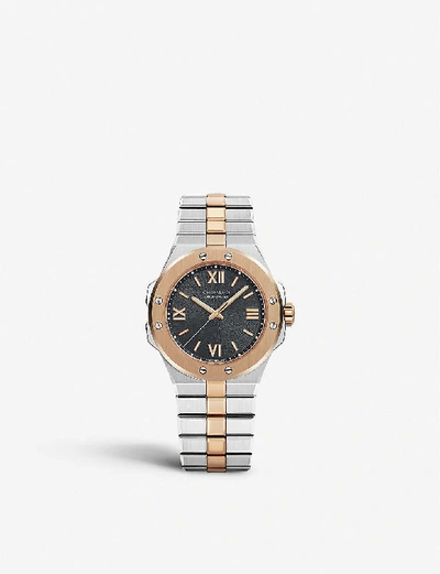 Chopard 298601-6001 Alpine Eagle Small 18ct Rose Gold And Stainless-steel Automatic Watch In R Gld/s Steel/grey