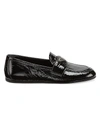 PRADA PATENT LEATHER DRIVING LOAFERS,400012643574