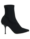 Sergio Rossi Ankle Boots In Black