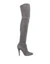 Casadei Knee Boots In Grey