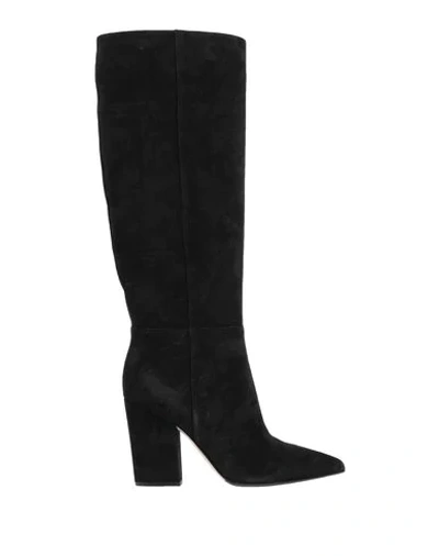 Sergio Rossi Knee Boots In Black