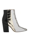 Sergio Rossi Ankle Boots In White