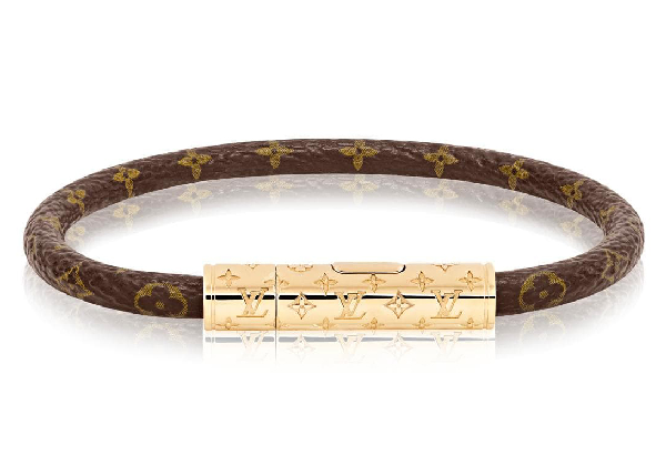 Pre-Owned Louis Vuitton Confidential Bracelet Monogram Brown | ModeSens
