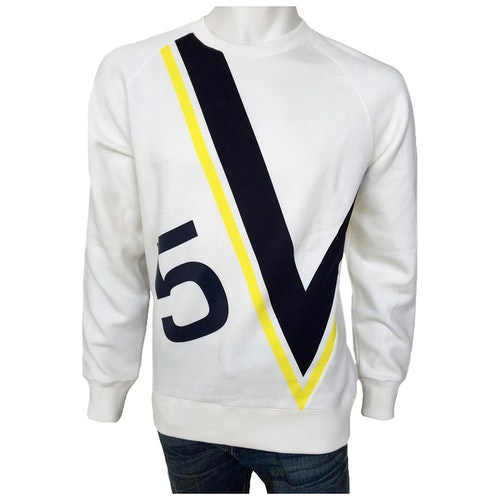 Pre-Owned Louis Vuitton White Cotton Knitwear & Sweatshirts | ModeSens