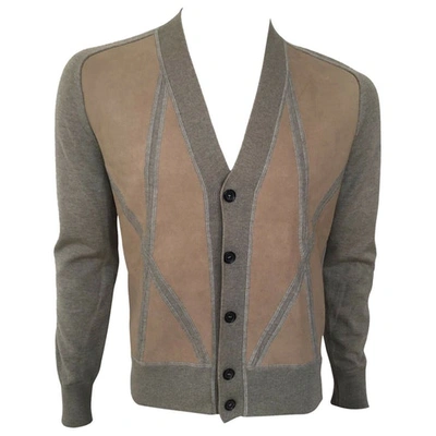 Pre-owned Louis Vuitton Leather Waistcoat In Beige