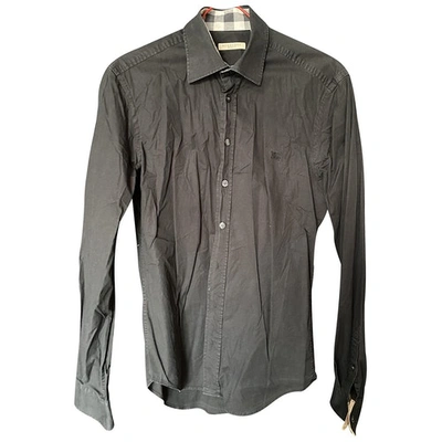 Pre-owned Burberry Shirt In Black