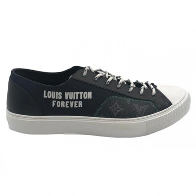 Pre-owned Louis Vuitton Lv Tattoo Alpes  Cloth Low Trainers In Black