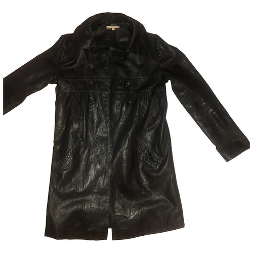 Pre-Owned Ba&sh Black Leather Leather Jacket | ModeSens