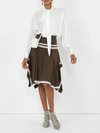 CHLOÉ Lace-embroidered Draped Skirt