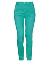 CARE LABEL CARE LABEL WOMAN PANTS EMERALD GREEN SIZE 27 COTTON, ELASTANE,13132069CU 4