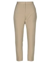 BURBERRY BURBERRY WOMAN PANTS BEIGE SIZE 6 WOOL,13477096XI 1