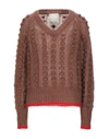 Marco De Vincenzo Sweaters In Cocoa