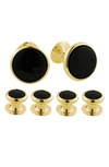 DAVID DONAHUE BRASS CUFF LINK & STUD SET,SS854909