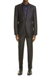 ERMENEGILDO ZEGNA TROFEO CLASSIC FIT NAVY WOOL SUIT,999Q22685-221225