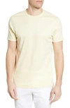 Robert Barakett Georgia Crewneck T-shirt In Pale Yellow