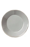 Vietri Lastra Stoneware Dinner Plate In Gray