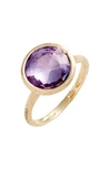 Marco Bicego 18k Yellow Gold Jaipur Ring With Amethyst
