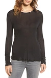 Zadig & Voltaire Willy Foil Tee In Black