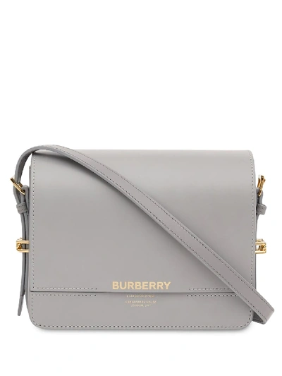 Burberry Grace Crossbody Bag In Grey