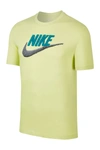Nike Swoosh Logo T-shirt In 367 Lmlght/irngry
