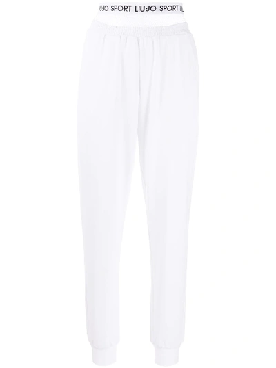 Liu •jo Logo Track Pants In White