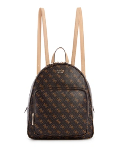 Guess Rylan Backpack In Brown,gold