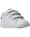 ADIDAS ORIGINALS ADIDAS TODDLER STAN SMITH STAY-PUT CLOSURE CASUAL SNEAKERS FROM FINISH LINE