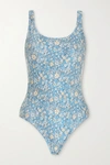 ZIMMERMANN CARNABY FLORAL-PRINT SWIMSUIT