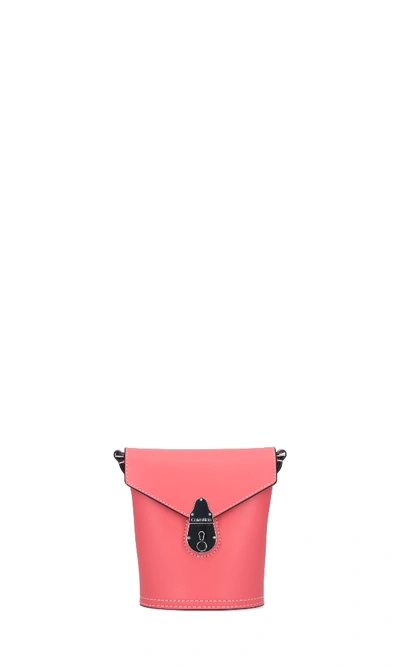 Calvin Klein Lock Micro Bucket Bag In Pink