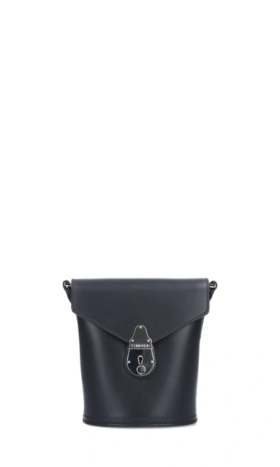 Calvin Klein Lock Micro Bucket Bag In Black