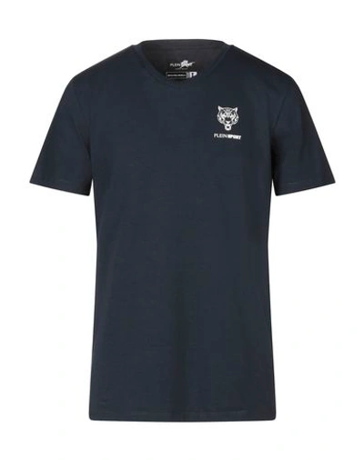 Plein Sport T-shirts In Dark Blue